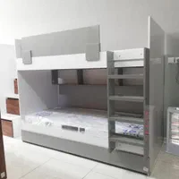 تخت دوطبقه تخت خواب دو طبقه کتابخانه دار|تخت و سرویس خواب|اصفهان, عطار نیشابوری|دیوار