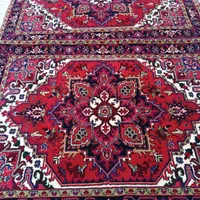 یک جفت قالیچه دستباف هریس نو/تاجری۱/۵۰ × ۲/۱۰|فرش|تهران, استاد معین|دیوار