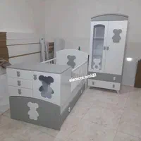 سیسمونی تخت و کمد نوزاد ویترین بچه سرویس اتاق غ|اسباب و اثاث بچه|تهران, یافت‌آباد|دیوار