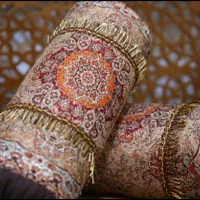 محصولات سنتی رومیزی کوسن بالشتک مثلثی لمکده ترمه|پشتی|تهران, سعادت‌آباد|دیوار