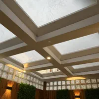 سقف پاسیو حیاط خلوت نورگیر حبابی و پلی کربنات