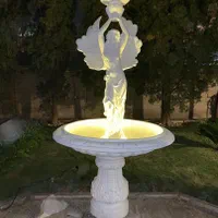 آبنما مجسمه دار بتن گلاس شیک مقاوم مجلل|مصالح و تجهیزات ساختمان|بندر انزلی, |دیوار