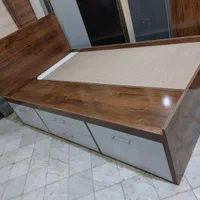 تختخواب یکنفره  کد G641 سه کشو شیک و جدید|تخت و سرویس خواب|مشهد, سرافرازان|دیوار