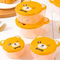 ظرف غذای چهار عددی کودک|ظروف نگهدارنده، پلاستیکی، یکبارمصرف|ارومیه, |دیوار