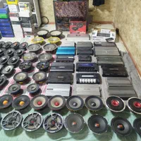 سیستم صوتی امپلی ساب ظبط باند میدرنج خازن مانیتور|قطعات یدکی و لوازم جانبی|کرمانشاه, |دیوار