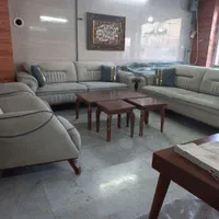 مبل ۸نفره تختخوابشو بهمراه جلو مبلی و عسلی اقساطی|مبلمان خانگی و میز عسلی|اندیشه, |دیوار