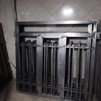درب اهنی انباری پنجره حفاظ دار درب حیاطی|مصالح و تجهیزات ساختمان|تهران, شهرک ابوذر|دیوار
