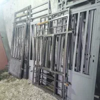 درب هال پنجره طرح فرفوژه کدL