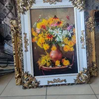 تابلو فرش ۵۰در۸۰ ۱۲۰۰شانه|تابلو فرش|کرج, آق تپه|دیوار