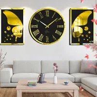 ساعت دیواری سه تیکه رومی