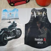 رکابی تیشرت طرحدار و ساده بدنسازی مردانه ورزشی|لباس|تبریز, |دیوار