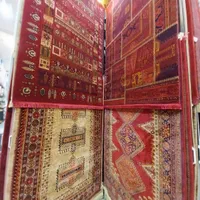 فرش ترکمنی قرمز ۴ متری نگارین