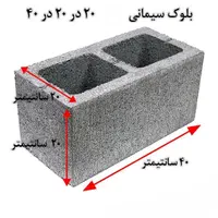 فروش ویژه انواع بلوک سیمانی