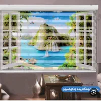 پرده زبرا چاپی