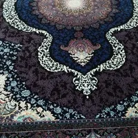 یک جفت فرش ۹متری سورمه ای نو|فرش|ری, |دیوار