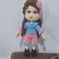 عروسک بافتنی زیبا