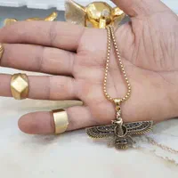 انگشتر و گردنبند مردانه