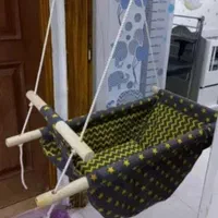 تاب گهواره ای بانوج کودک ۴ چوب ریلکسی راحت سیسمونی|اسباب‌بازی بچه|مشهد, عبادی|دیوار