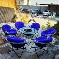 میز و صندلی باغی مبلمان ویلایی مدل بهاره|میز و صندلی غذاخوری|خمینیشهر, |دیوار