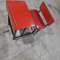 نیمکت فلزی یک نفره چرمی