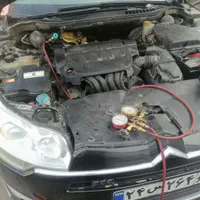 شارژ گاز کولر برق خودرو سیم کشی تنظیم موتور