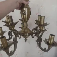 لوستر برنز پنج شاخه