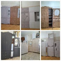 کمد دراور تخت خواب وکیوم مدل سنگی