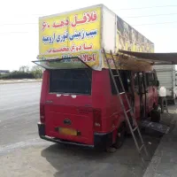 مینی بوس کارسان فست فود سیار با تمام امکانات