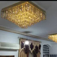 لوستر استیل کریستال درجه A|لوستر و چراغ آویز|اهواز, زیباشهر|دیوار
