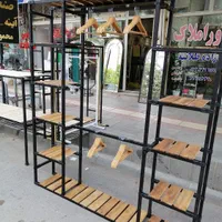 شلف دیواری جالباسی ایستاده آهنی کد36رگال