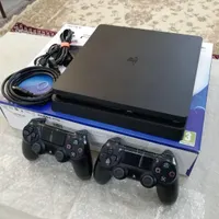 پلی۴ اسلیم ۲دسته فول بازی آک ۲۲۱۶ ps4 slim500|کنسول، بازی ویدئویی و آنلاین|تهران, یافت‌آباد|دیوار