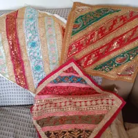 ملافه ملحفه رو تختی دونفره تشک نخی یک نفره کوسن