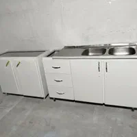 فروش.فروشنده سینگ و کابینت فلزی دست دوم آشپزخانه|مصالح و تجهیزات ساختمان|مشهد, شهید قربانی|دیوار
