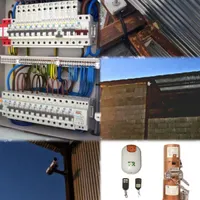اجرای کرکره برقی دوربین دزدگیر تابلو برق ساختمان