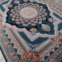 فرش زیبای دلاریس سرمه ای|فرش|ورامین, |دیوار