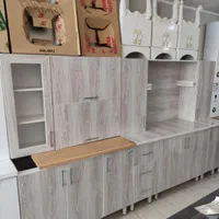 کابینت آشپزخانه با دستگیره طلایی کد 34412|مصالح و تجهیزات ساختمان|شاهرود, |دیوار