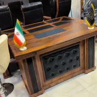 ست کامل میز صندلی مدیریت نیمست نیم ست اداری مبل۴|صندلی و نیمکت|ماکو, |دیوار