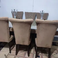نهار خوری هشت نفره با شش عدد صندلی