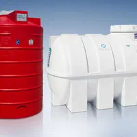 مخزن آب تانکر پایه دار پلاستیکی/منبع پایه دار