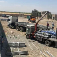 پایه داربست انگورپایه فنس سیم خاردارتوری حصاری