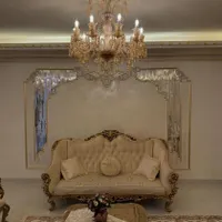 لوستر باکارات رنگ عسلی/ارسال+ نصب+لامپ رایگا ن|لوستر و چراغ آویز|اهواز, طالقانی|دیوار