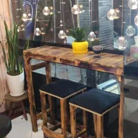 میز و صندلی کمجا کافه ای|صندلی و نیمکت|قزوین, |دیوار