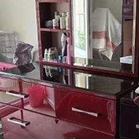 تخت تاشو یک نفره (کمجا)  و میز آرایش|تخت و سرویس خواب|تهران, بوستان چیتگر|دیوار