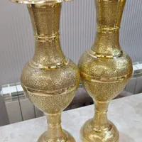 گلدان گلدون برنزی برنجی هندی کنارسالنی تزئینی|صنایع دستی و سایر لوازم تزئینی|مشهد, شهید رضوی|دیوار