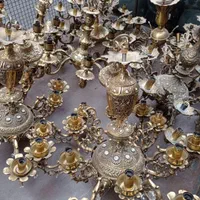 خریدار و فروش چراغ آویز و شمعدان برنز (تمام‌نقاط)|لوستر و چراغ آویز|تهران, صادقیه|دیوار