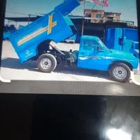 حمل خاک نخاله آجرماسه تیغه نیسان کمپرسی اتاق بزرگ|خدمات حمل و نقل|یزد, |دیوار