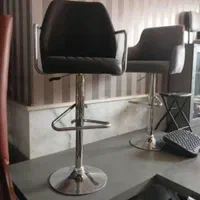 صندلی اپن کف چرم پشت لوزی مغزی ارتفاع۸۵جک روغنیt12|میز و صندلی غذاخوری|مشهد, عبادی|دیوار