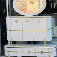 کنسول آینه جاکفشی ست میز|بوفه، ویترین، کنسول|کرج, پیشاهنگی|دیوار