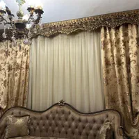 دو عدد دکور پرده جنس ترک|پرده، رانر، رومیزی|اصفهان, شمس آباد|دیوار