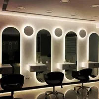 آینه قدی بک لایت آرایشگاهی|آینه|اصفهان, رهنان|دیوار